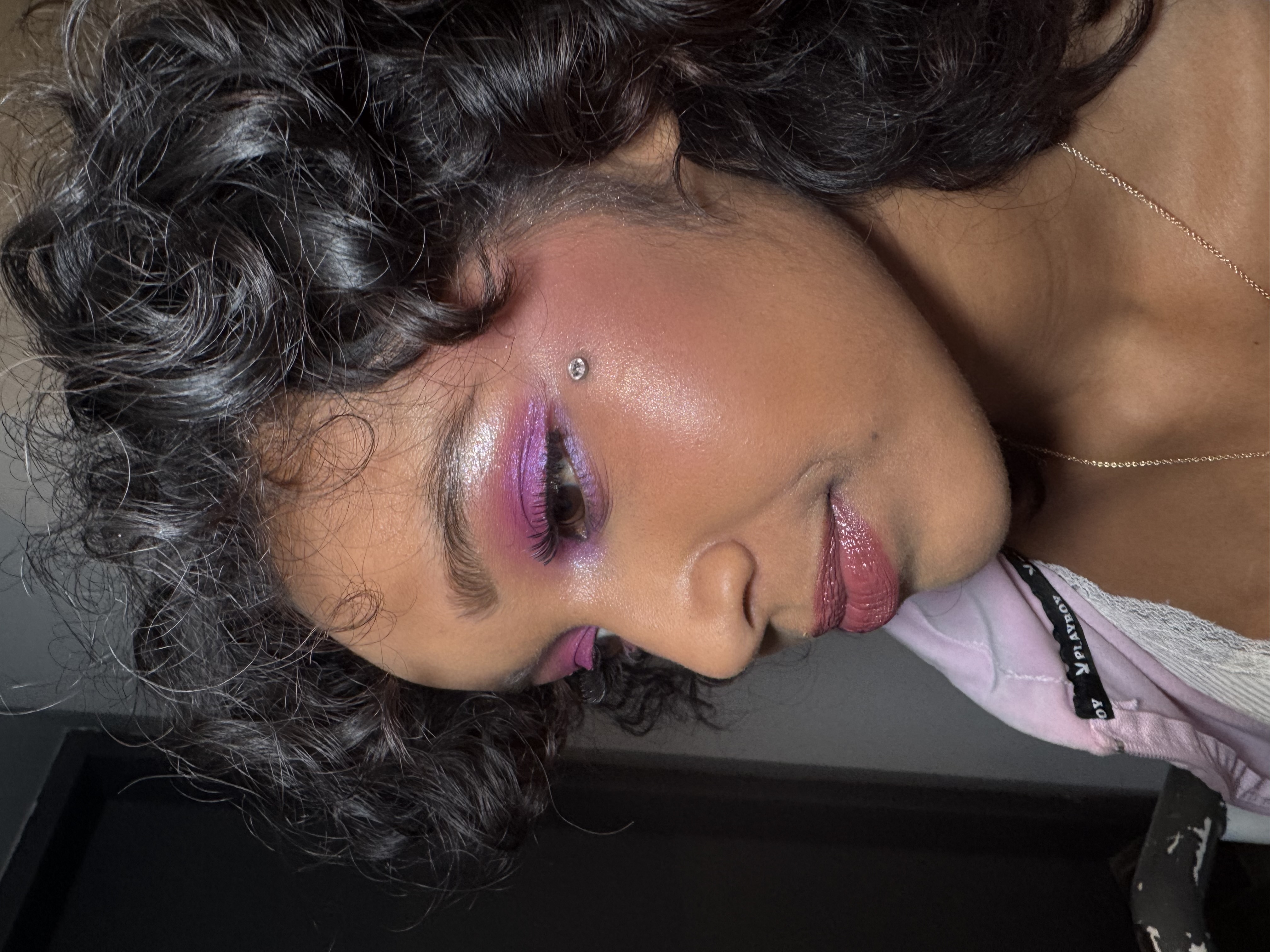 Violet Glitter Glam