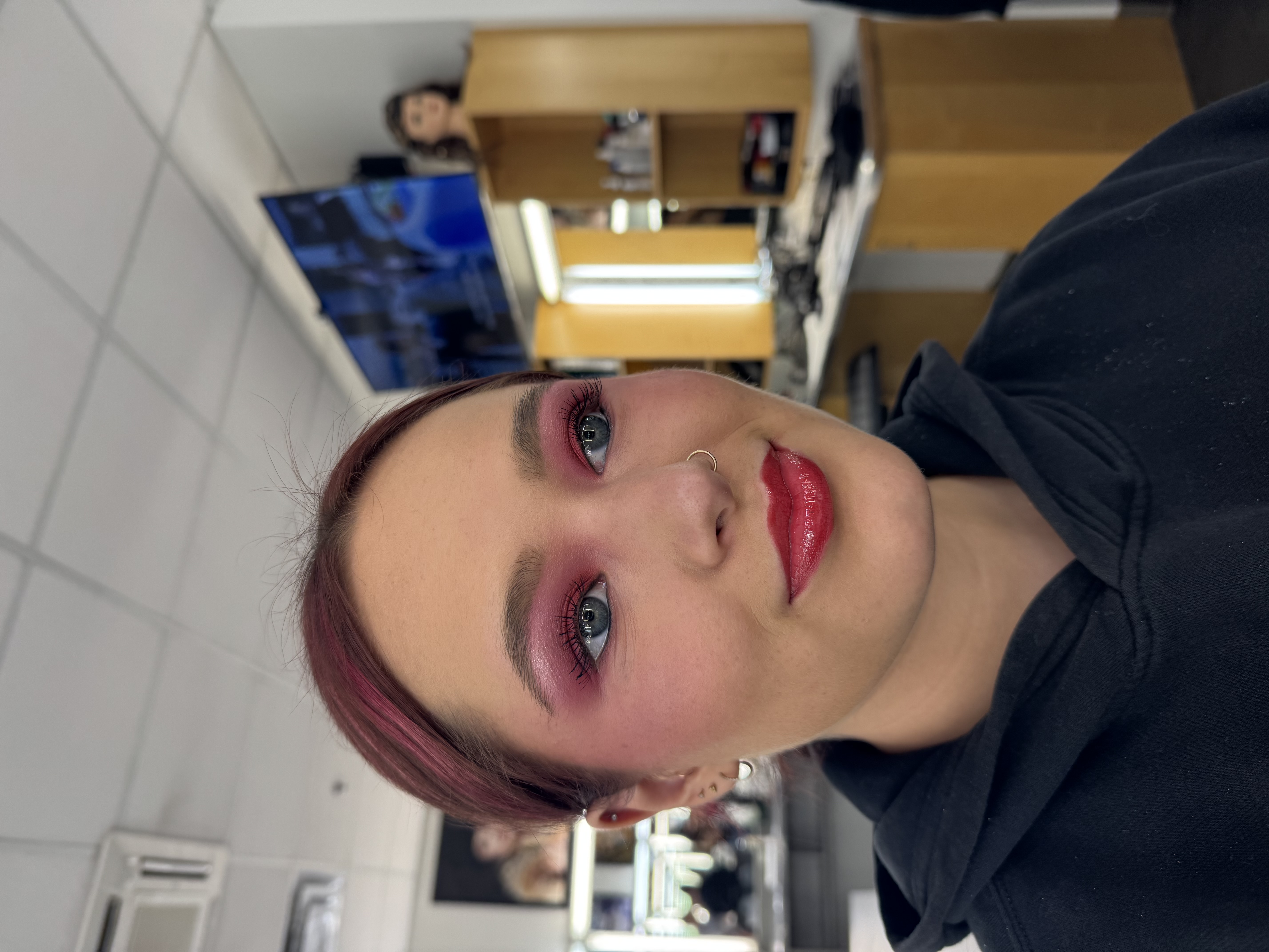 Monochromatic Red Glam